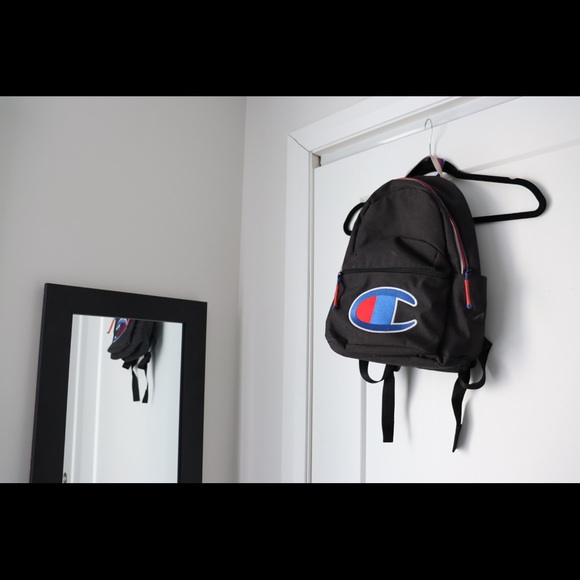 champion supercize black heather mini backpack champion small backpack